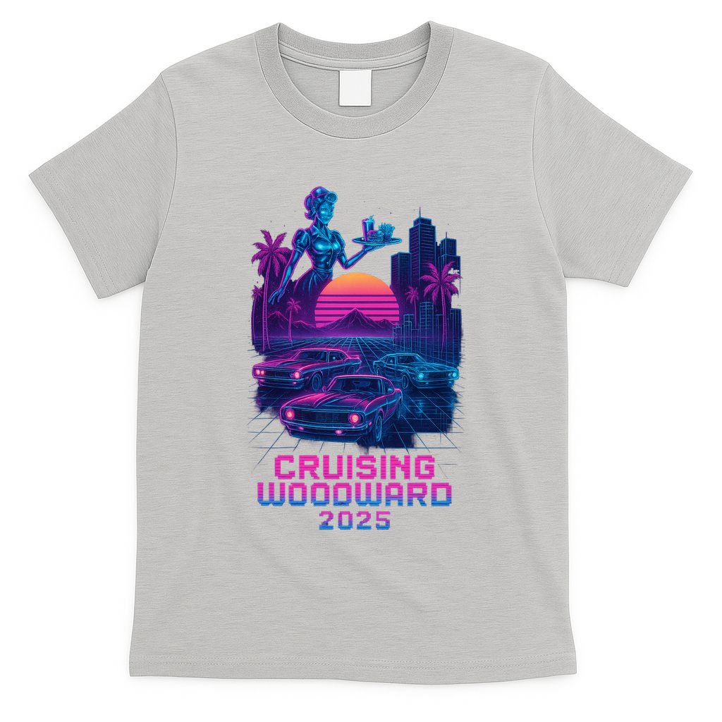 2025 Cruising Woodward Neon Vibes T-Shirt product image 5