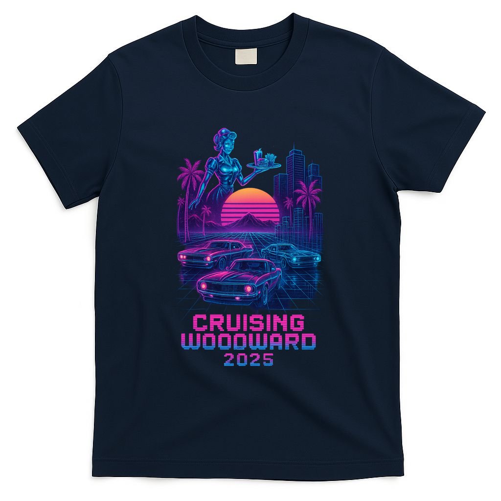 2025 Cruising Woodward Neon Vibes T-Shirt product image 1