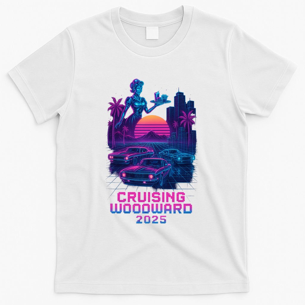 2025 Cruising Woodward Neon Vibes T-Shirt product image 6