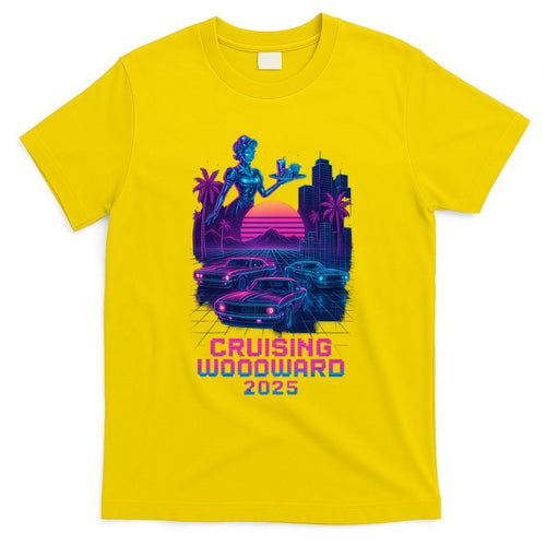 2025 Cruising Woodward Neon Vibes T-Shirt product image 2