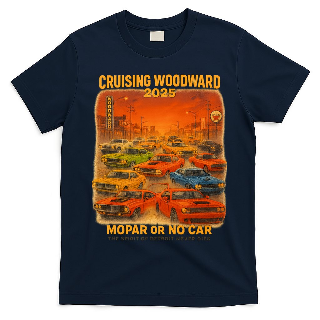 2025 Woodward Mopar Or No Car T-Shirt product image 1