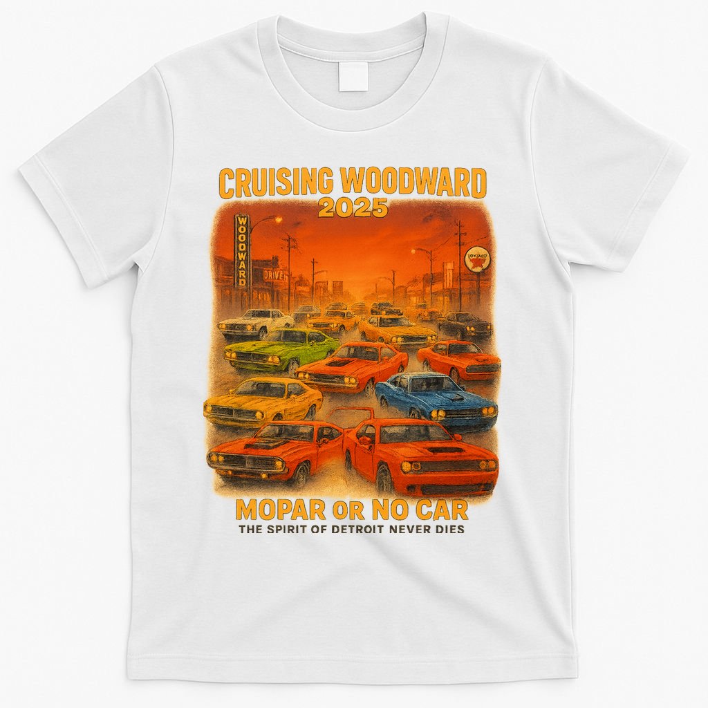 2025 Woodward Mopar Or No Car T-Shirt product image 6