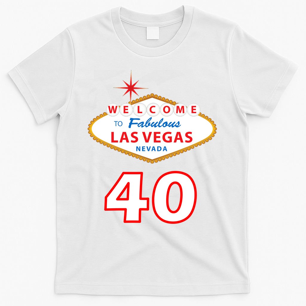 40 Years Old In Vegas - 40th Birthday T-Shirt product image 11