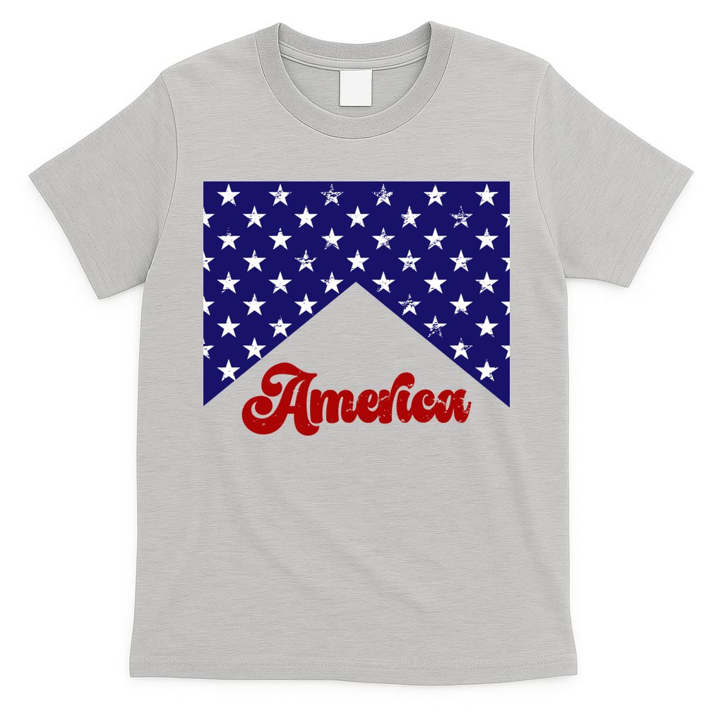 4th Of July Independence Day America Retro Pattern T-Shirt product image 5