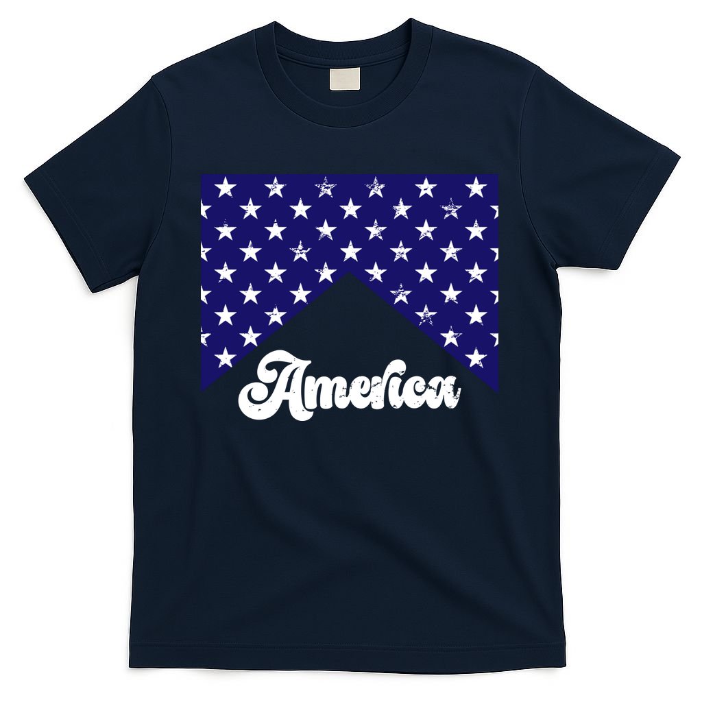 4th Of July Independence Day America Retro Pattern T-Shirt product image 1