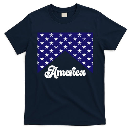 4th Of July Independence Day America Retro Pattern T-Shirt product image 1
