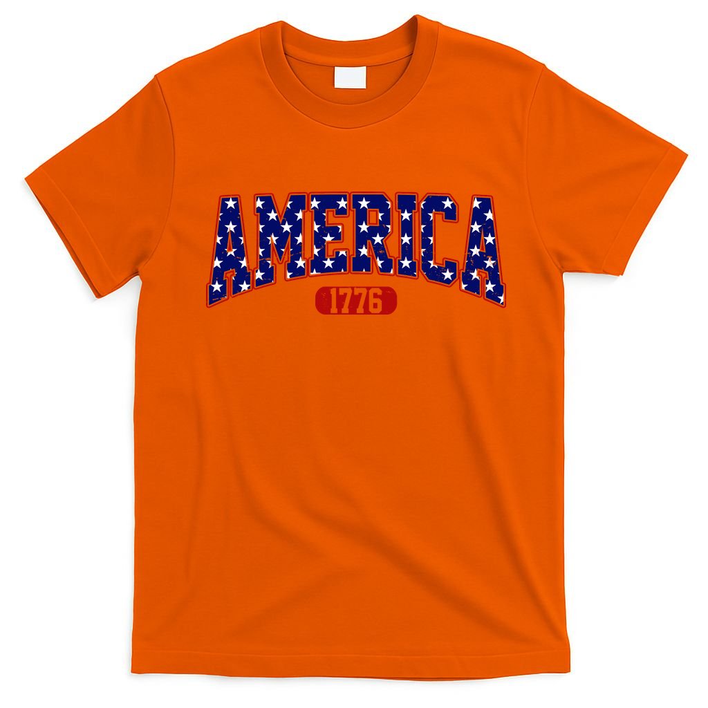 America 1776 Retro 4th Of July Independence Day T-Shirt product image 3