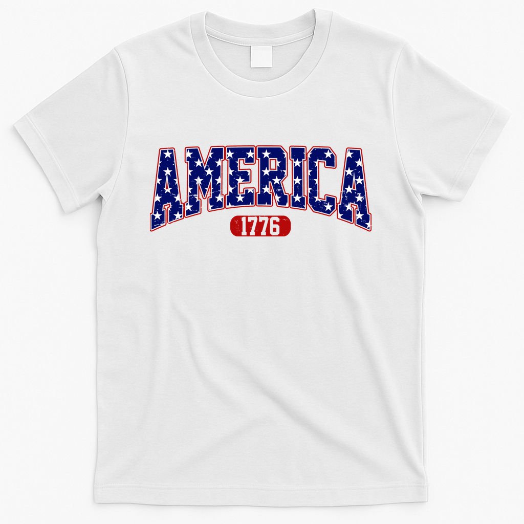 America 1776 Retro 4th Of July Independence Day T-Shirt product image 6
