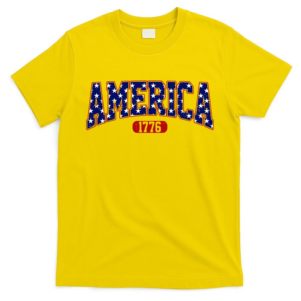 America 1776 Retro 4th Of July Independence Day T-Shirt product image 2