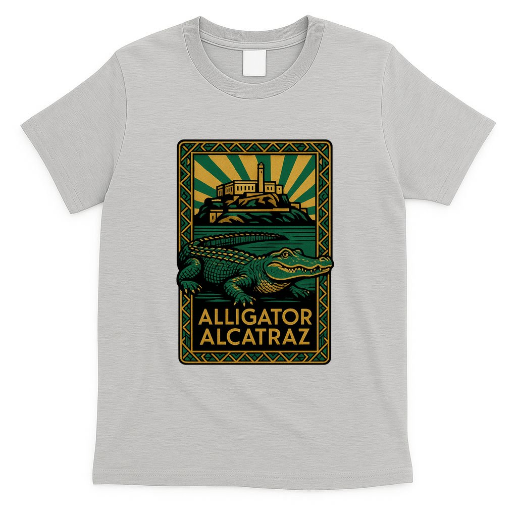 Alligator Alcatraz Art Deco T-Shirt product image 5