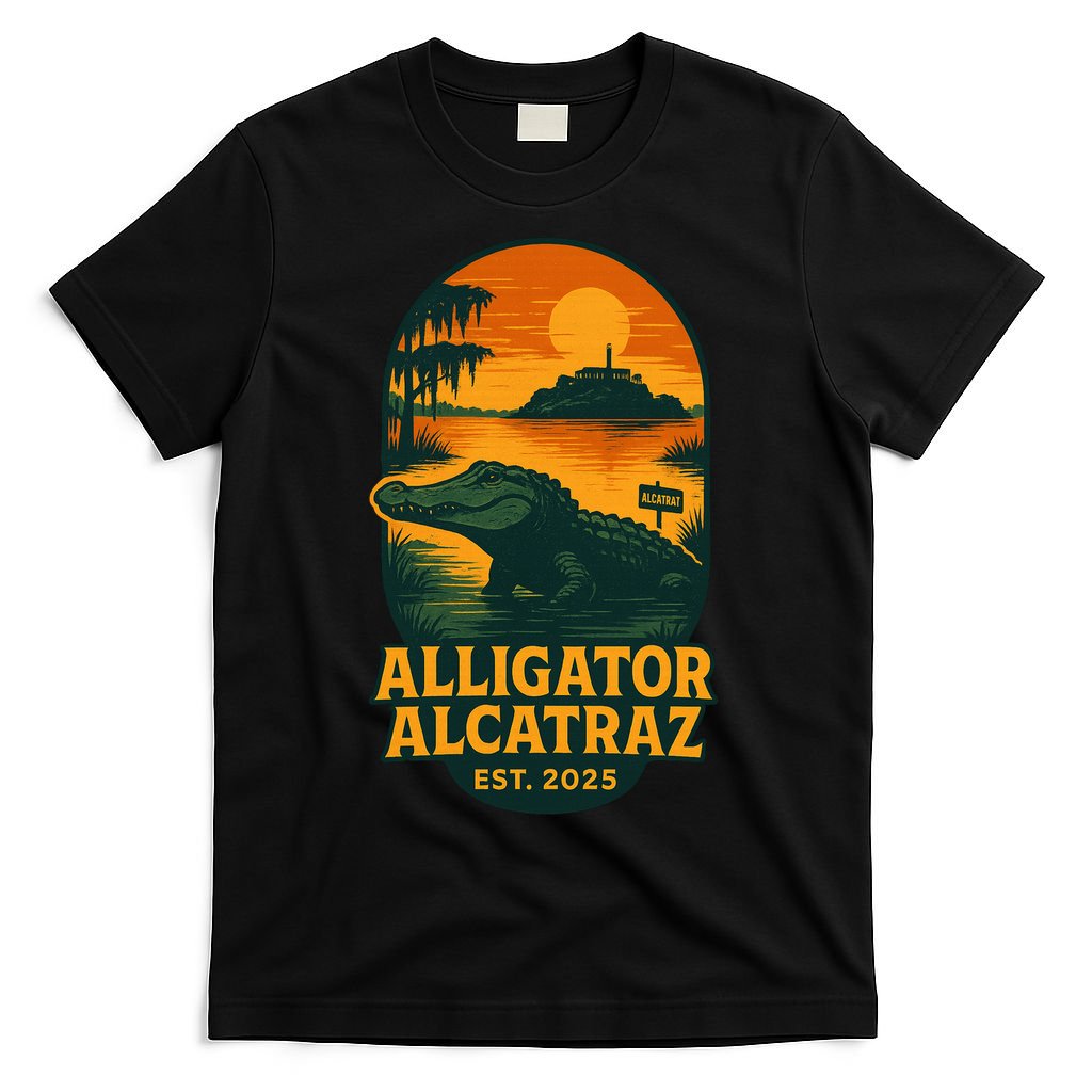 Alligator Alcatraz Established 2025 Gator Swamp T-Shirt product image 4