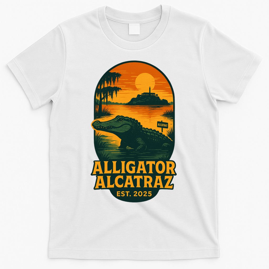 Alligator Alcatraz Established 2025 Gator Swamp T-Shirt product image 6