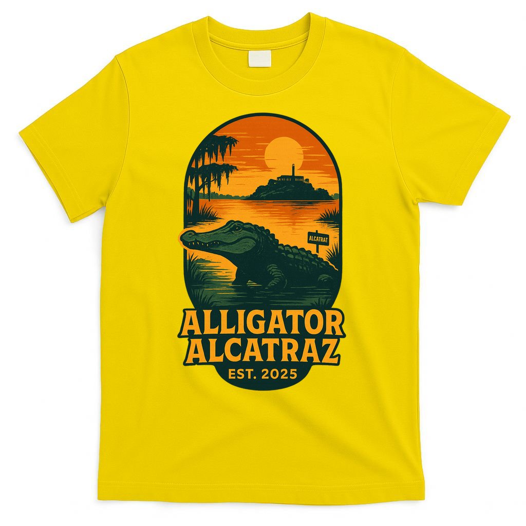 Alligator Alcatraz Established 2025 Gator Swamp T-Shirt product image 2