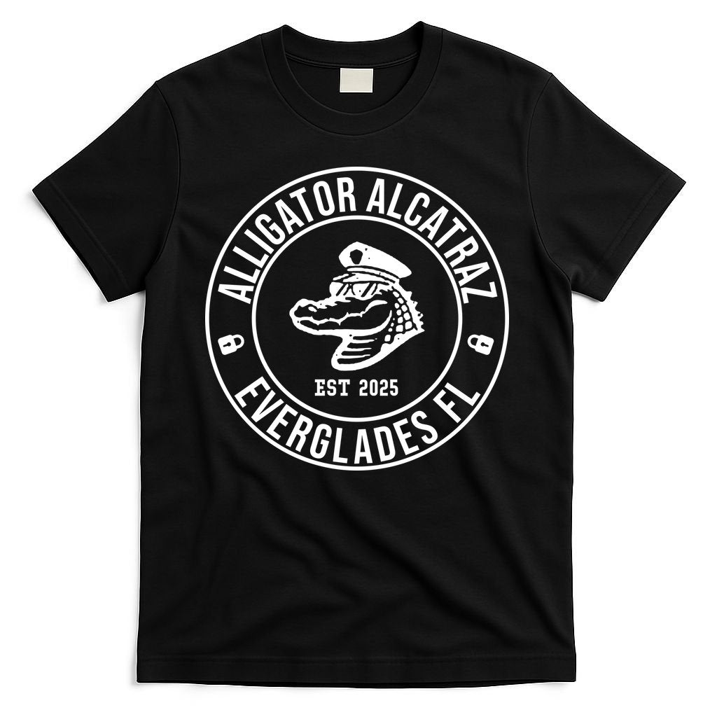 Alligator Alcatraz Everglades Florida Est 2025 T-Shirt product image 4