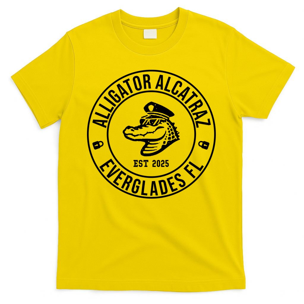 Alligator Alcatraz Everglades Florida Est 2025 T-Shirt product image 2