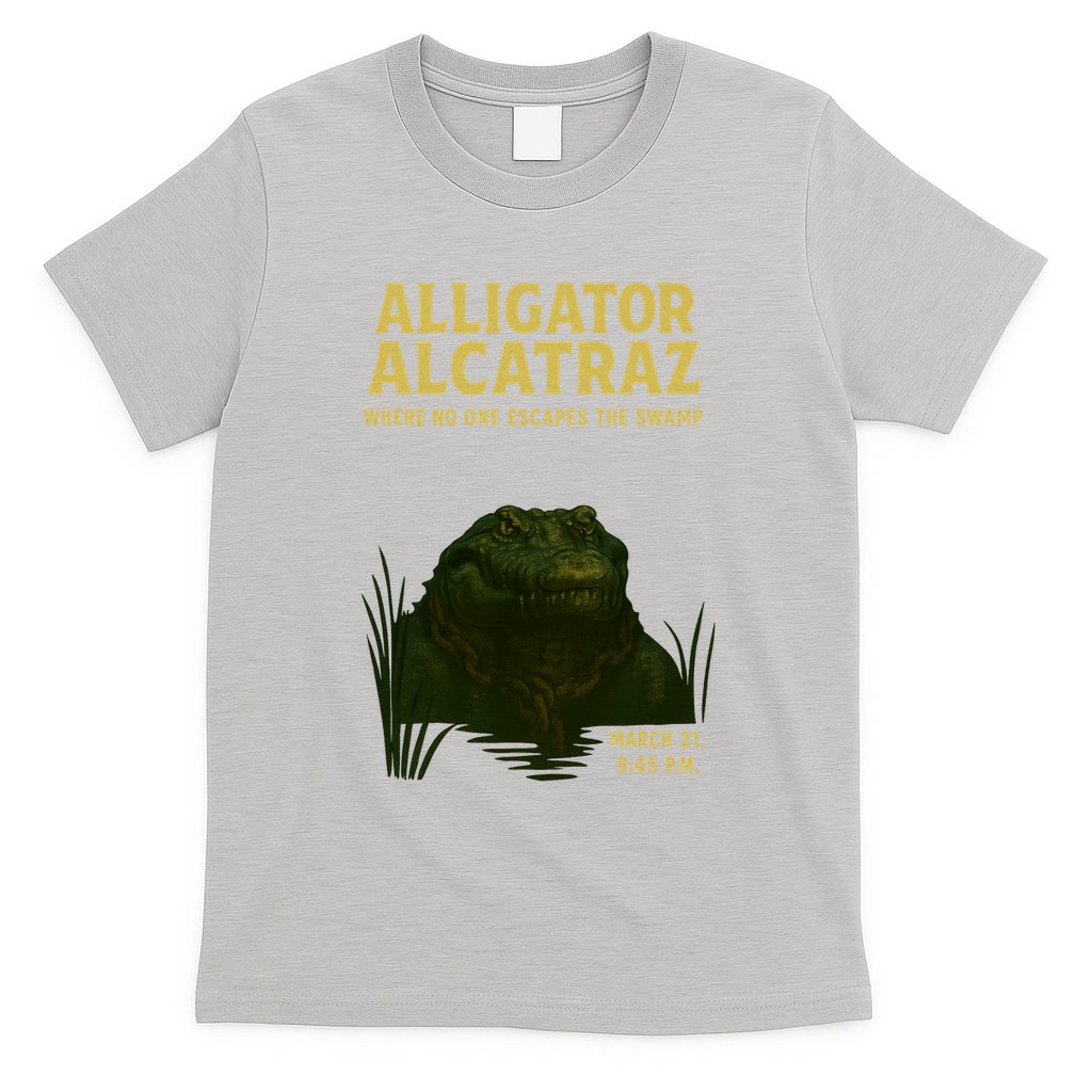 Alligator Alcatraz In Action T-Shirt product image 5