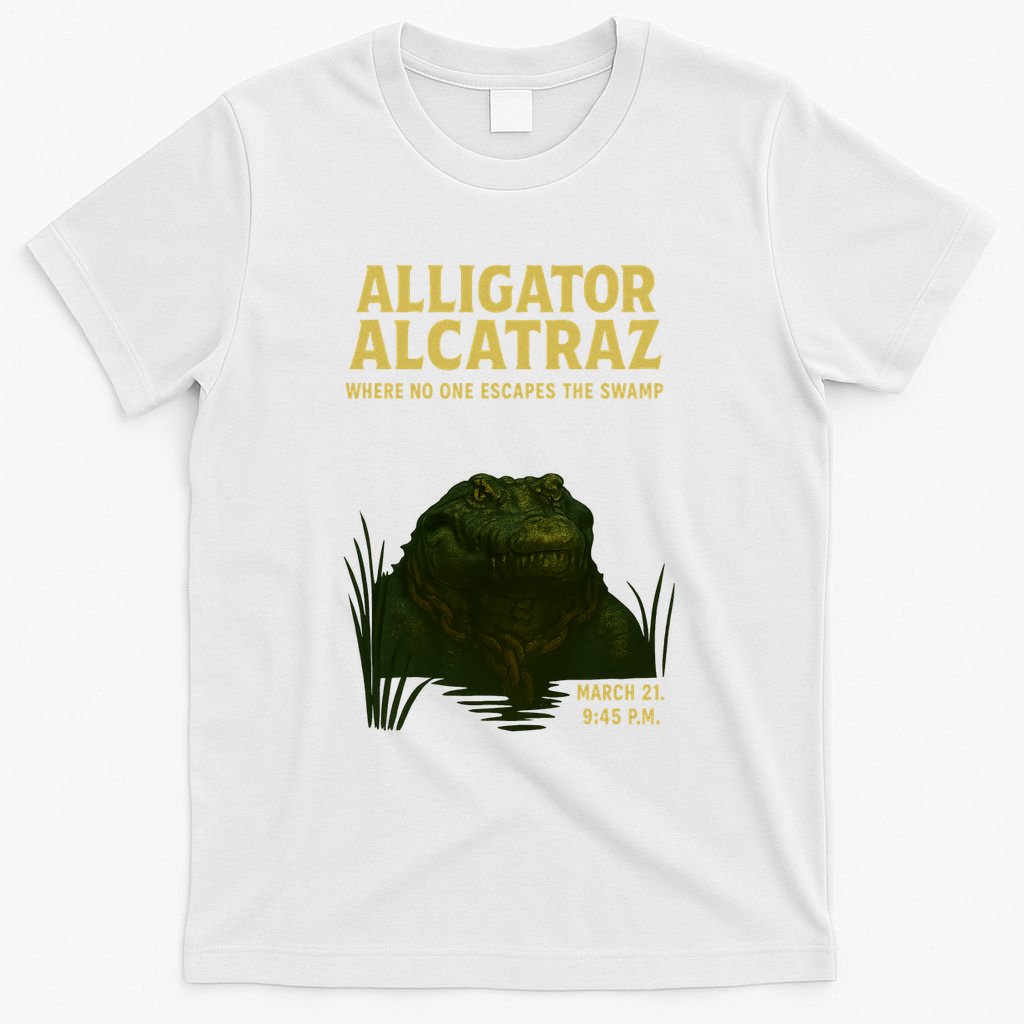 Alligator Alcatraz In Action T-Shirt product image 6