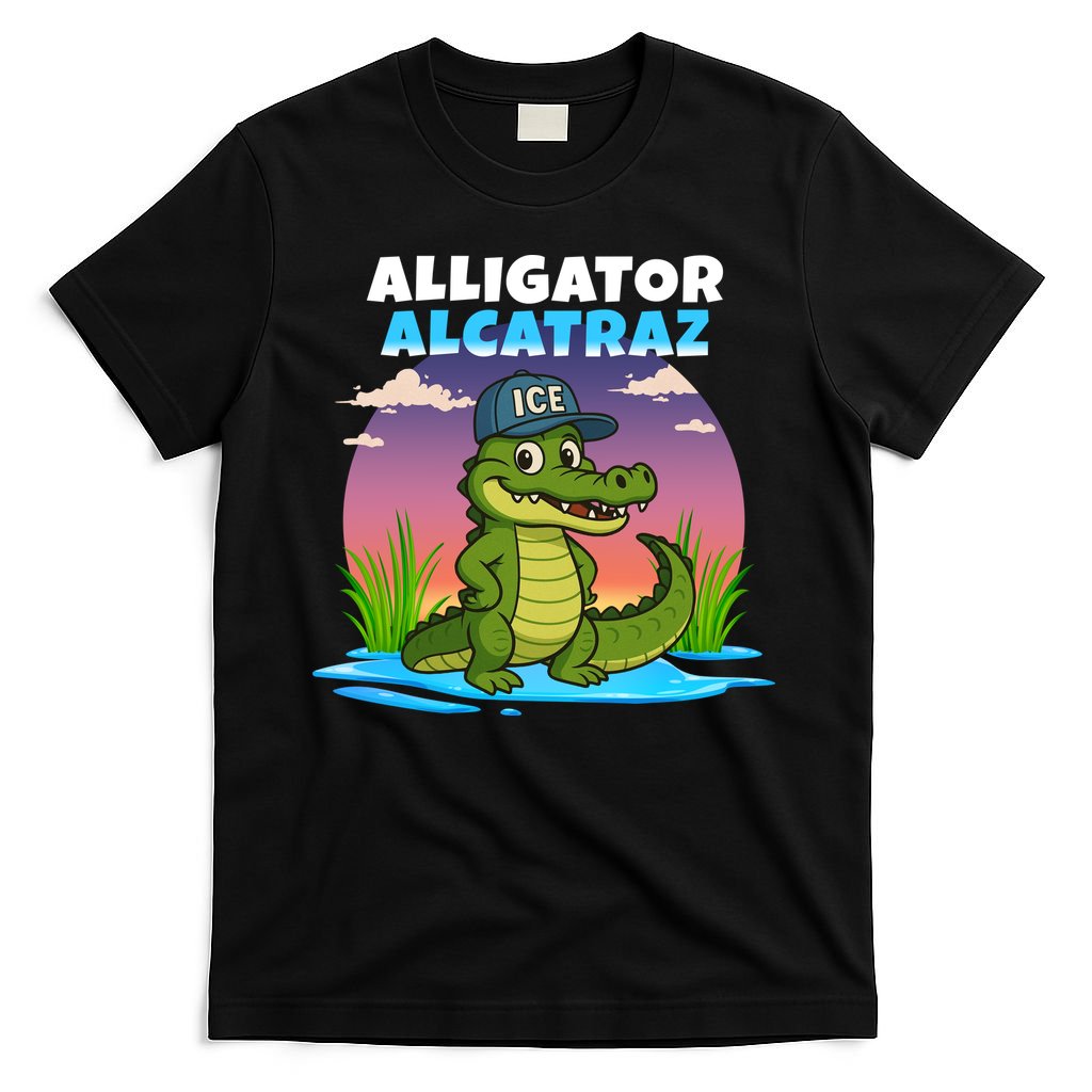 Alligator Alcatraz Sunset T-Shirt product image 4
