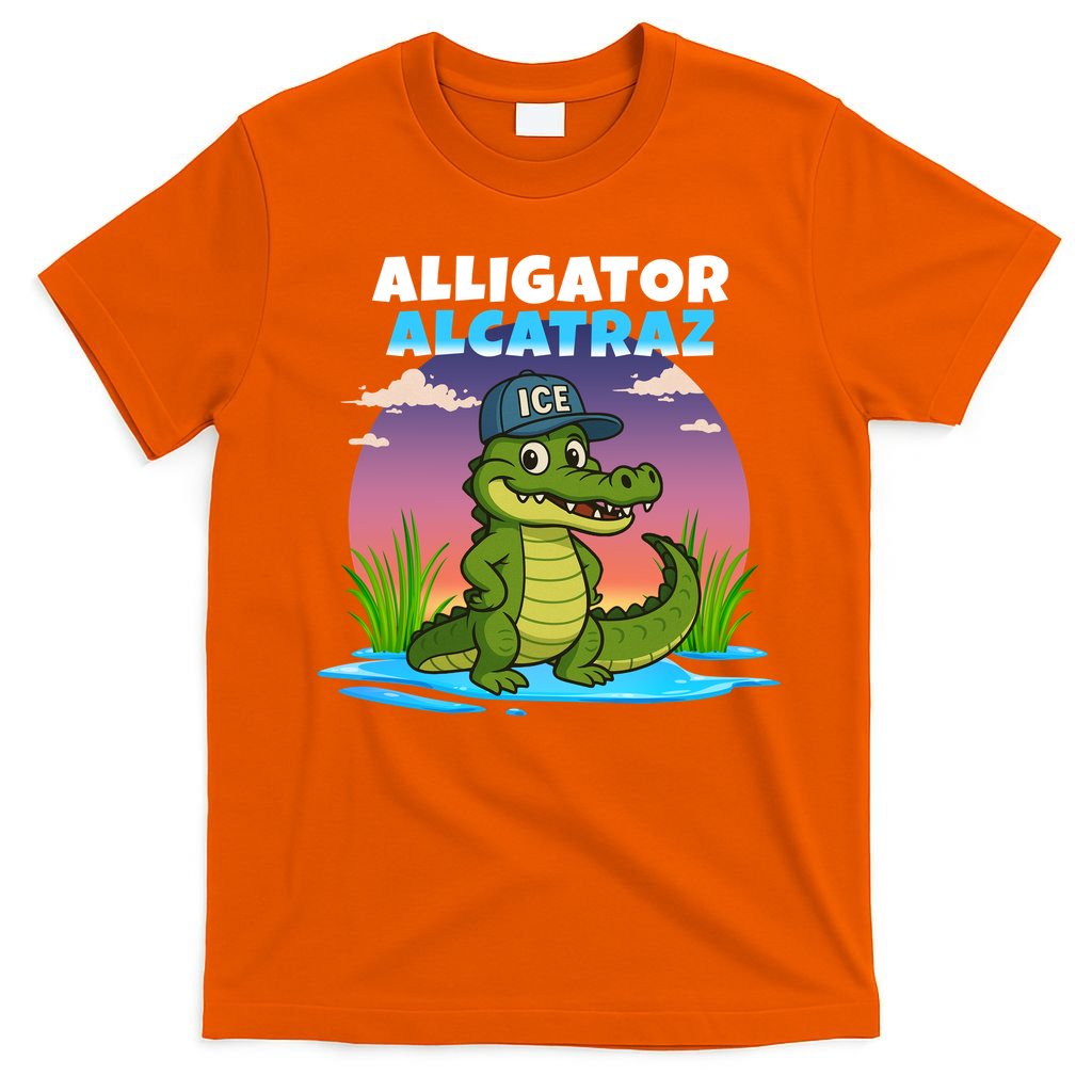 Alligator Alcatraz Sunset T-Shirt product image 3