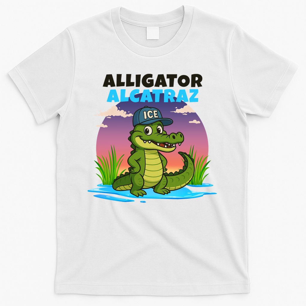 Alligator Alcatraz Sunset T-Shirt product image 6