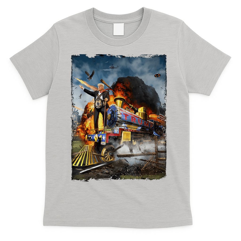 All Aboard The Trump Train Graphic Art T-Shirt product image 5