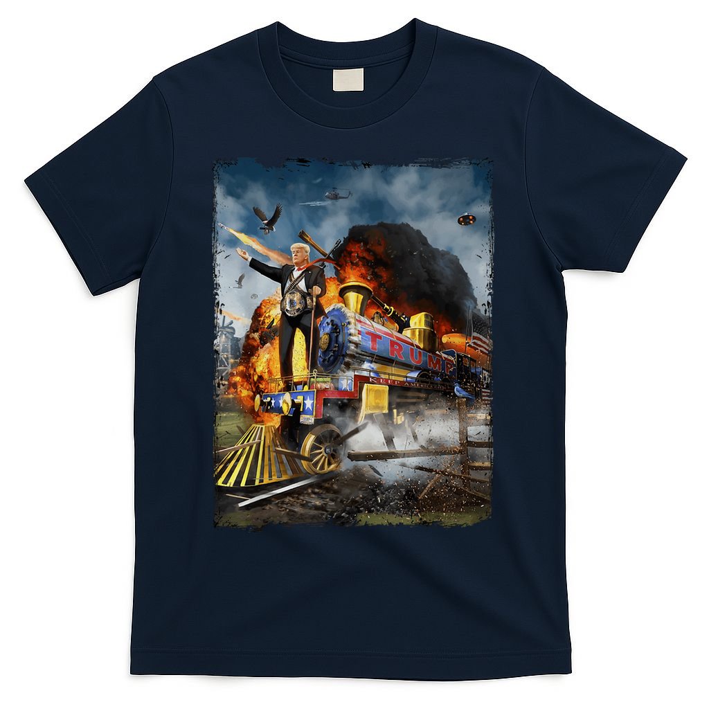 All Aboard The Trump Train Graphic Art T-Shirt product image 1