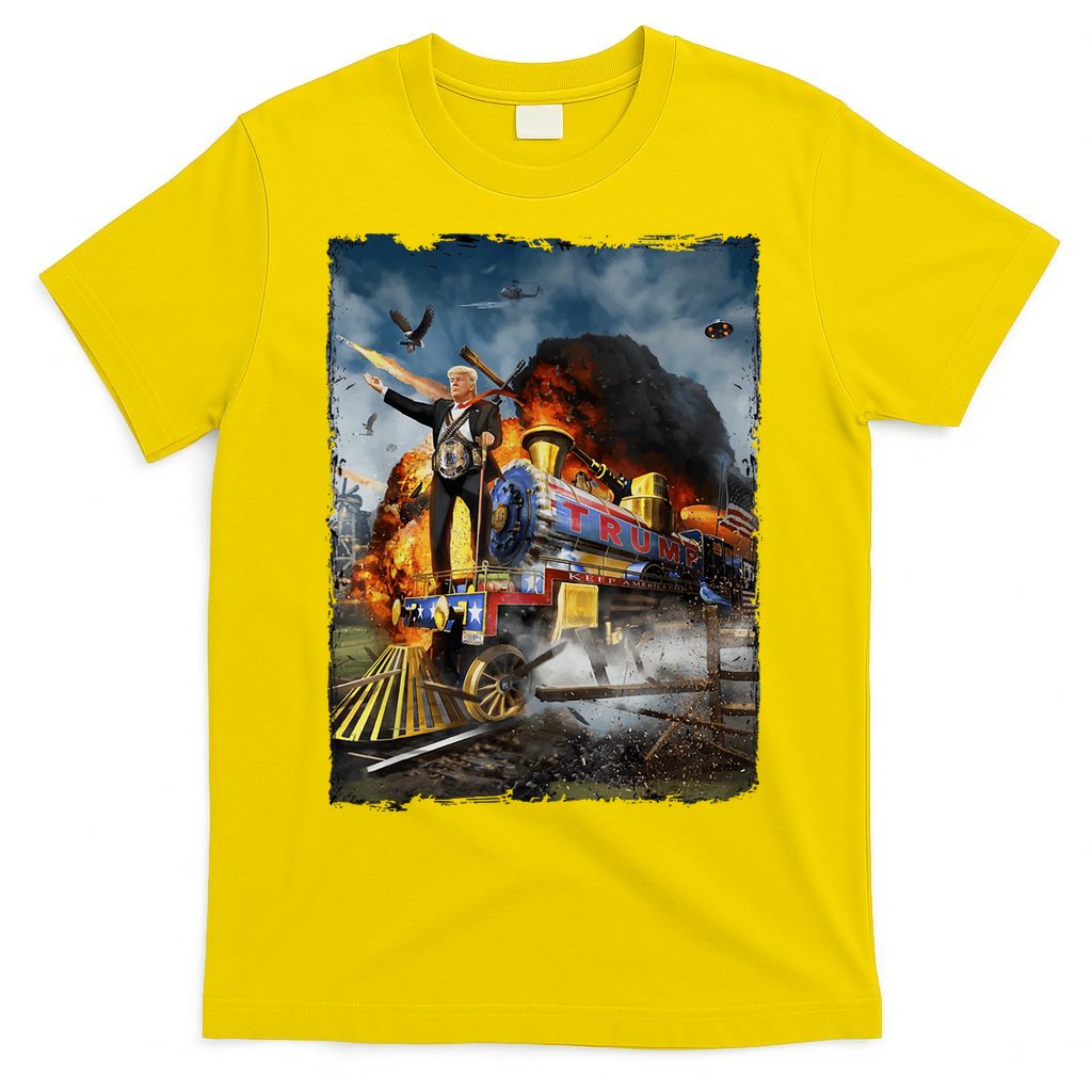 All Aboard The Trump Train Graphic Art T-Shirt product image 2