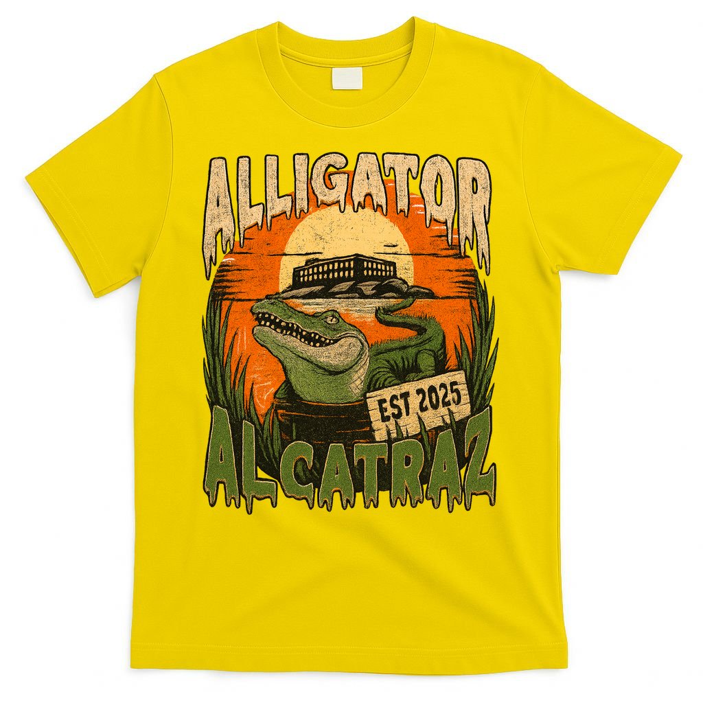 Alligator Alcatraz Vintage Gator Est 2025 T-Shirt product image 2