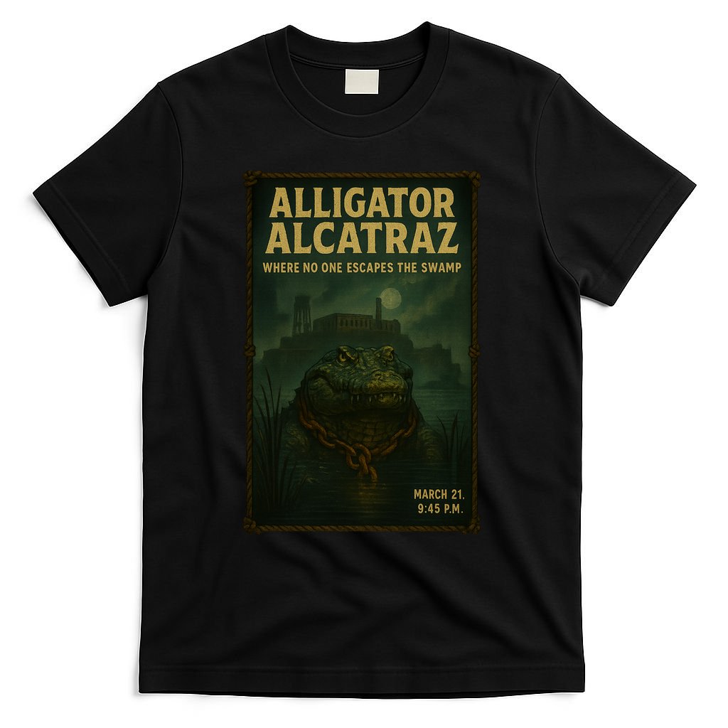 Alligator Alcatraz Where No One Escapes The Swamp T-Shirt product image 4