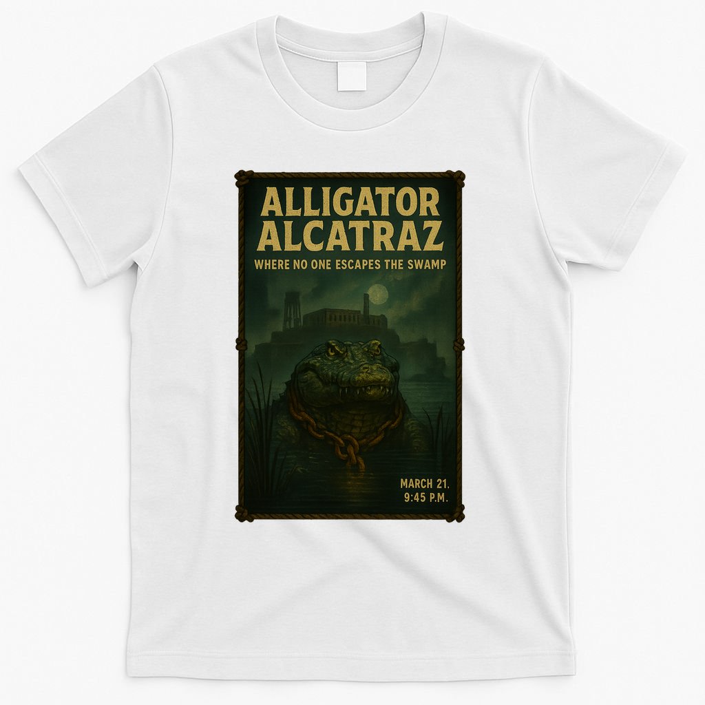 Alligator Alcatraz Where No One Escapes The Swamp T-Shirt product image 6