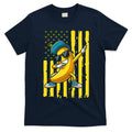 American Banana Retro USA Flag Dabbing Bananas T-Shirt product image 1