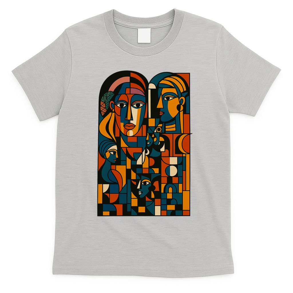 Abstract Faces Montage T-Shirt product image 5