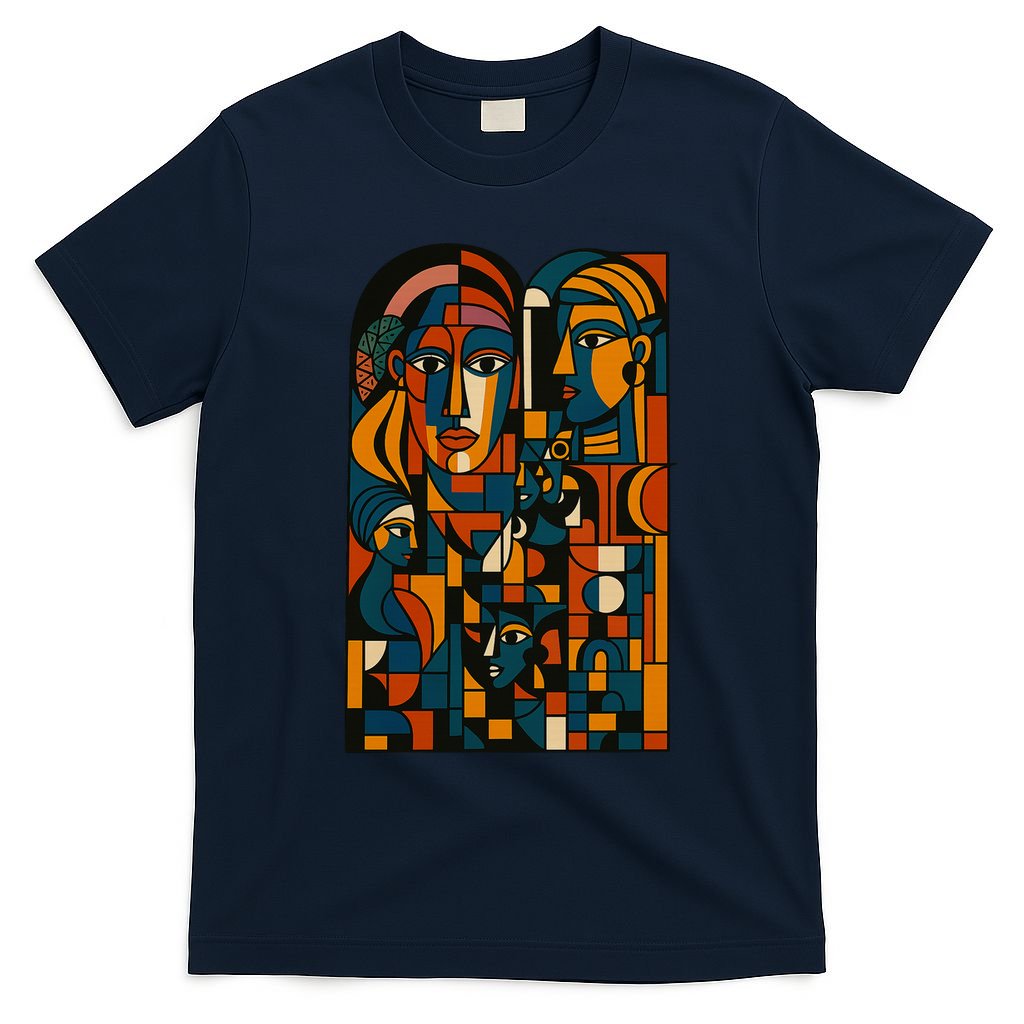 Abstract Faces Montage T-Shirt product image 1