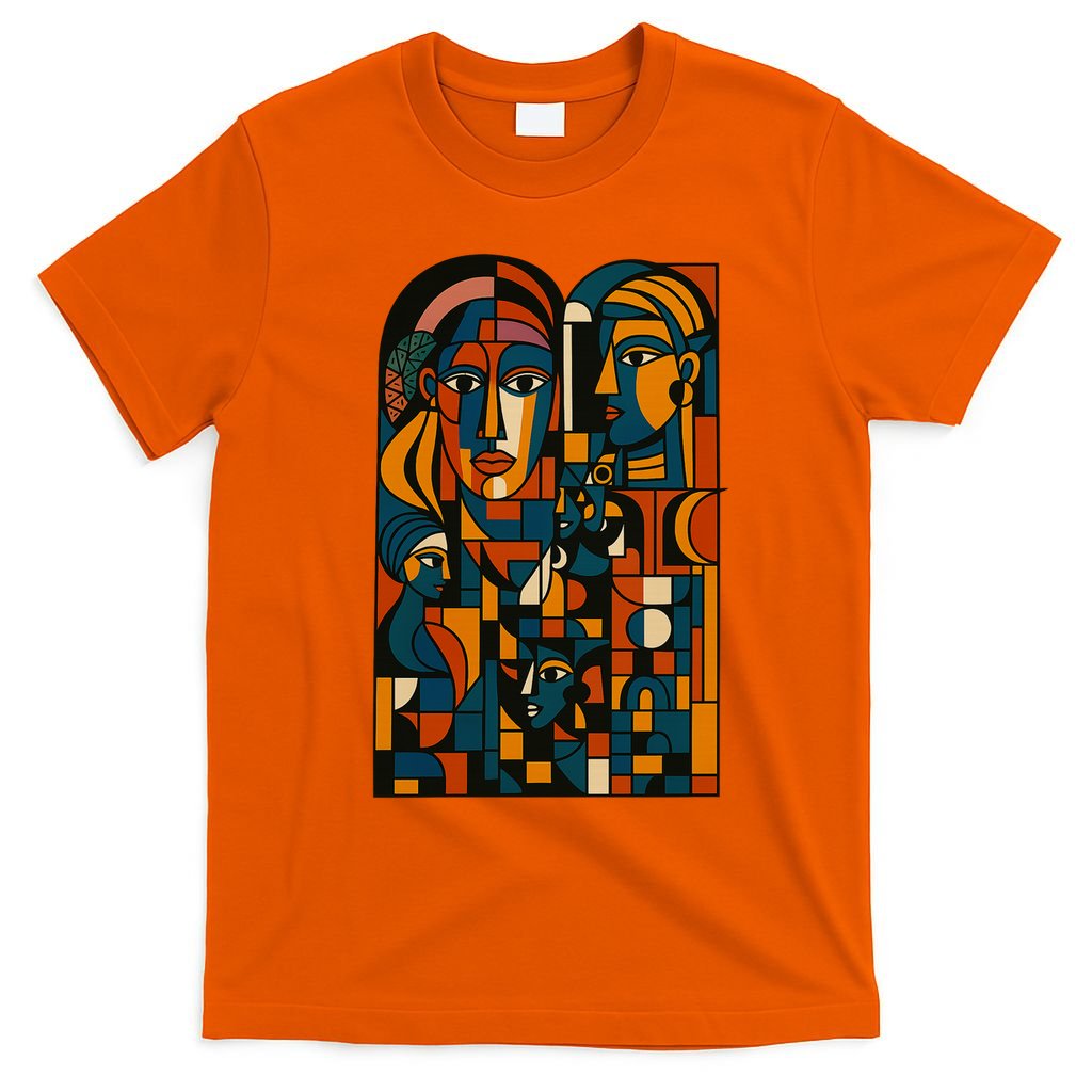 Abstract Faces Montage T-Shirt product image 3