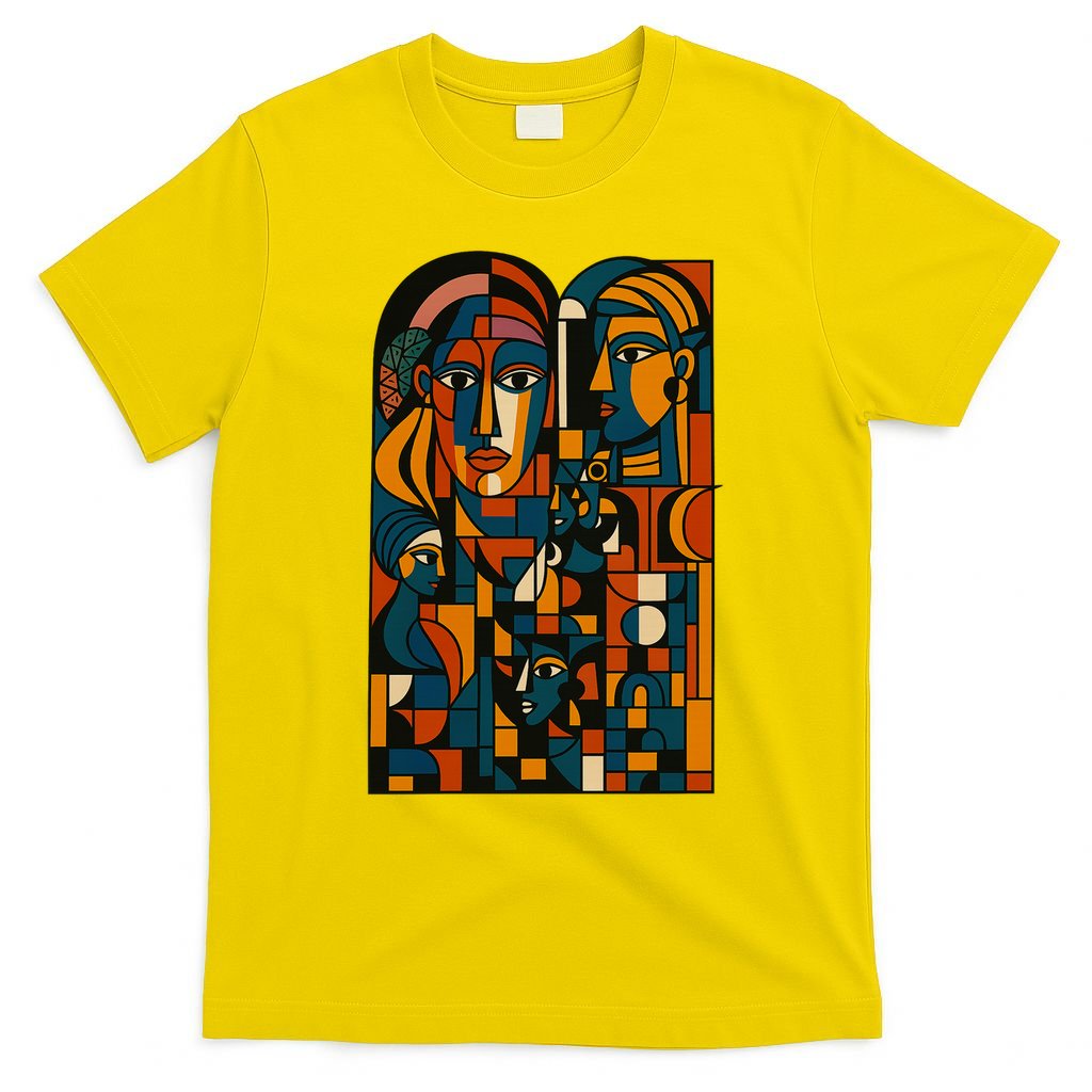 Abstract Faces Montage T-Shirt product image 2