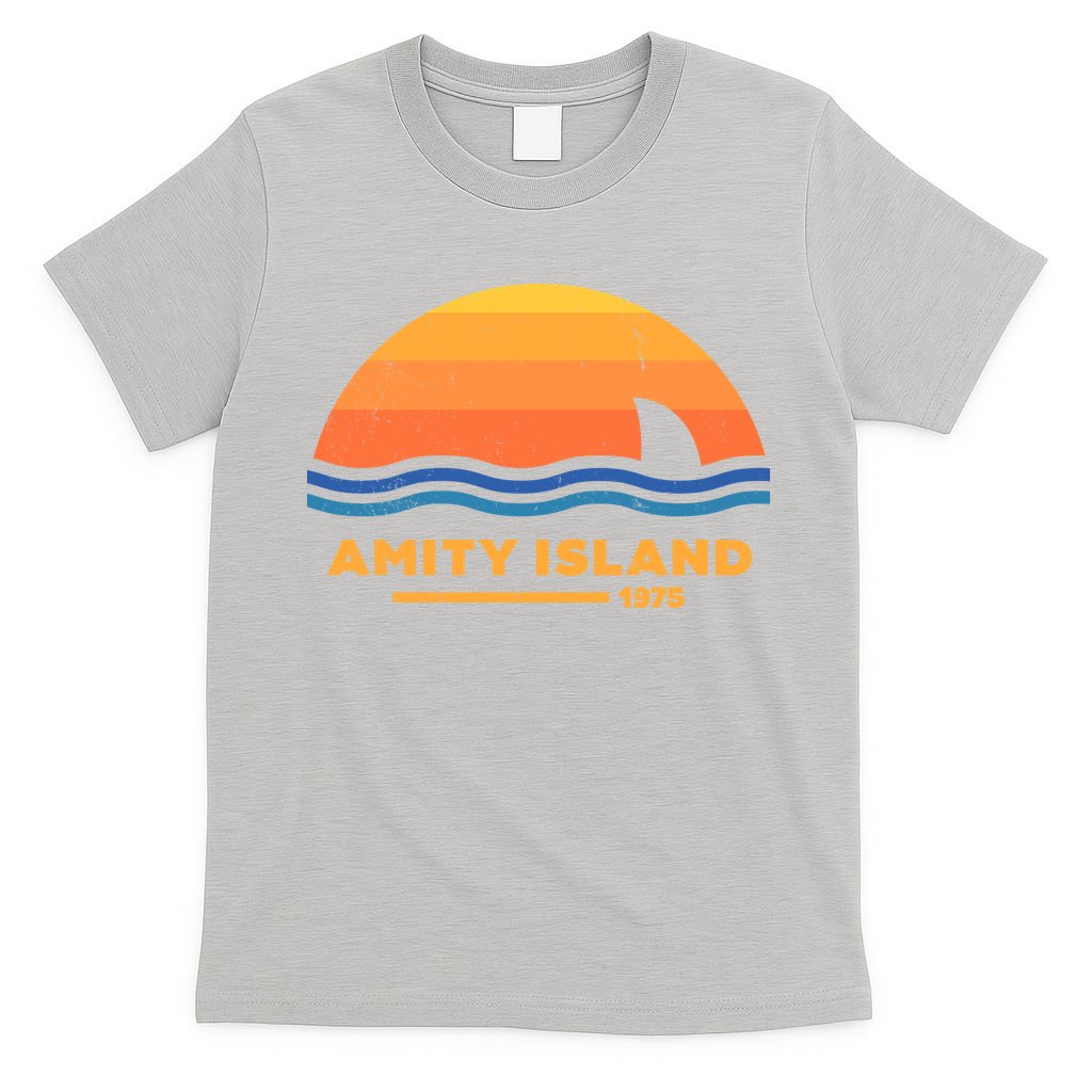 Amity Island 1975 Retro Sunset Movie Vintage T-Shirt product image 5