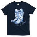 Am I Okay Boot Cowgirl Coquette Bow T-Shirt product image 1