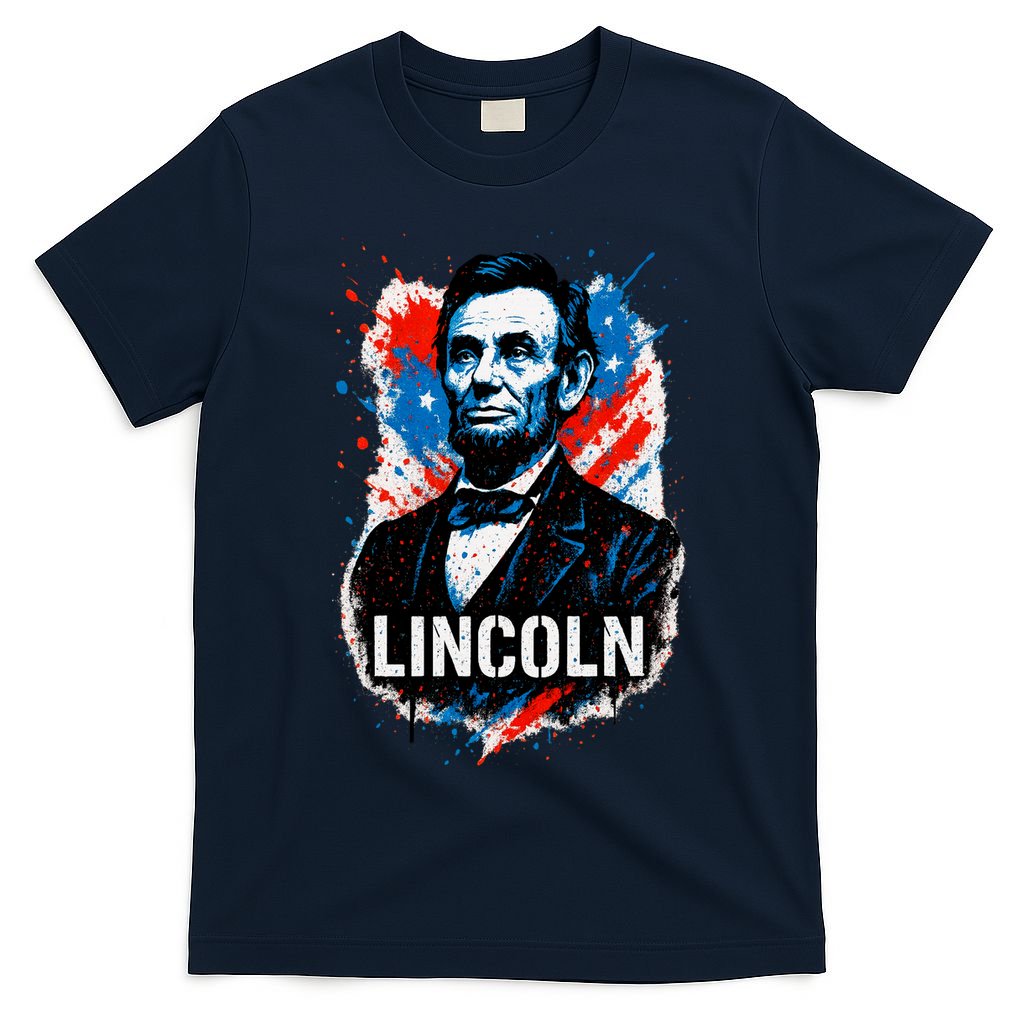 Abraham Lincoln American USA Portrait T-Shirt product image 1