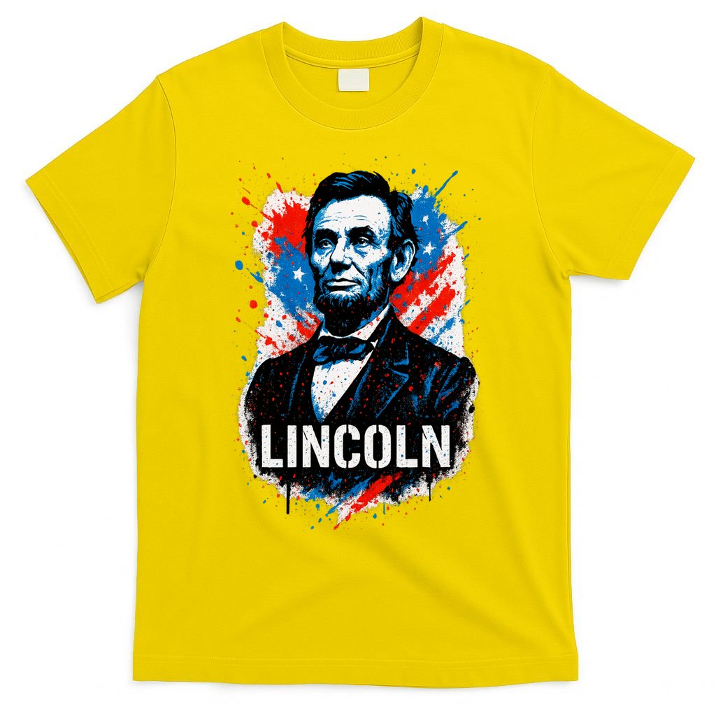 Abraham Lincoln American USA Portrait T-Shirt product image 2