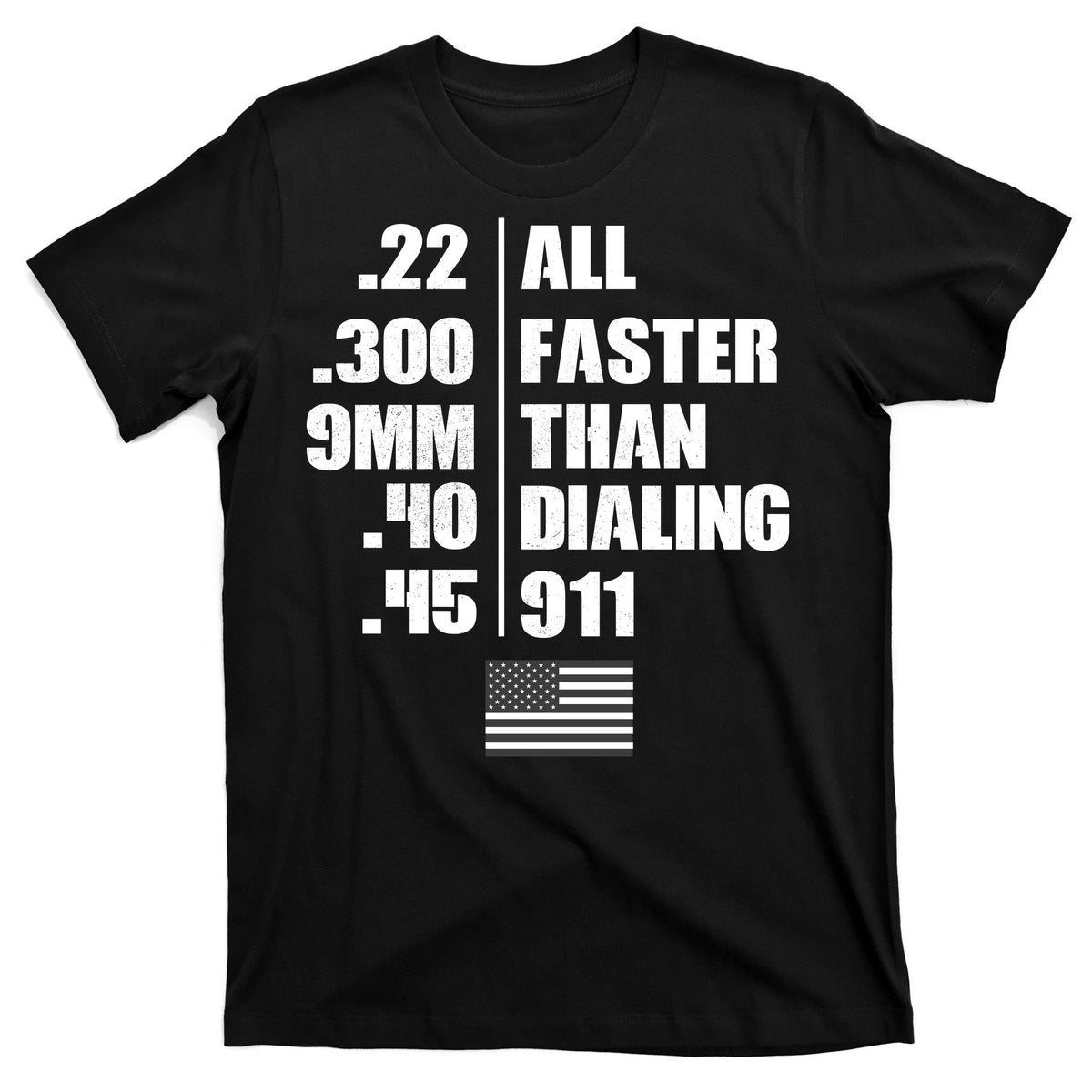 All Faster Than Dialing 911 T-Shirt product image 7