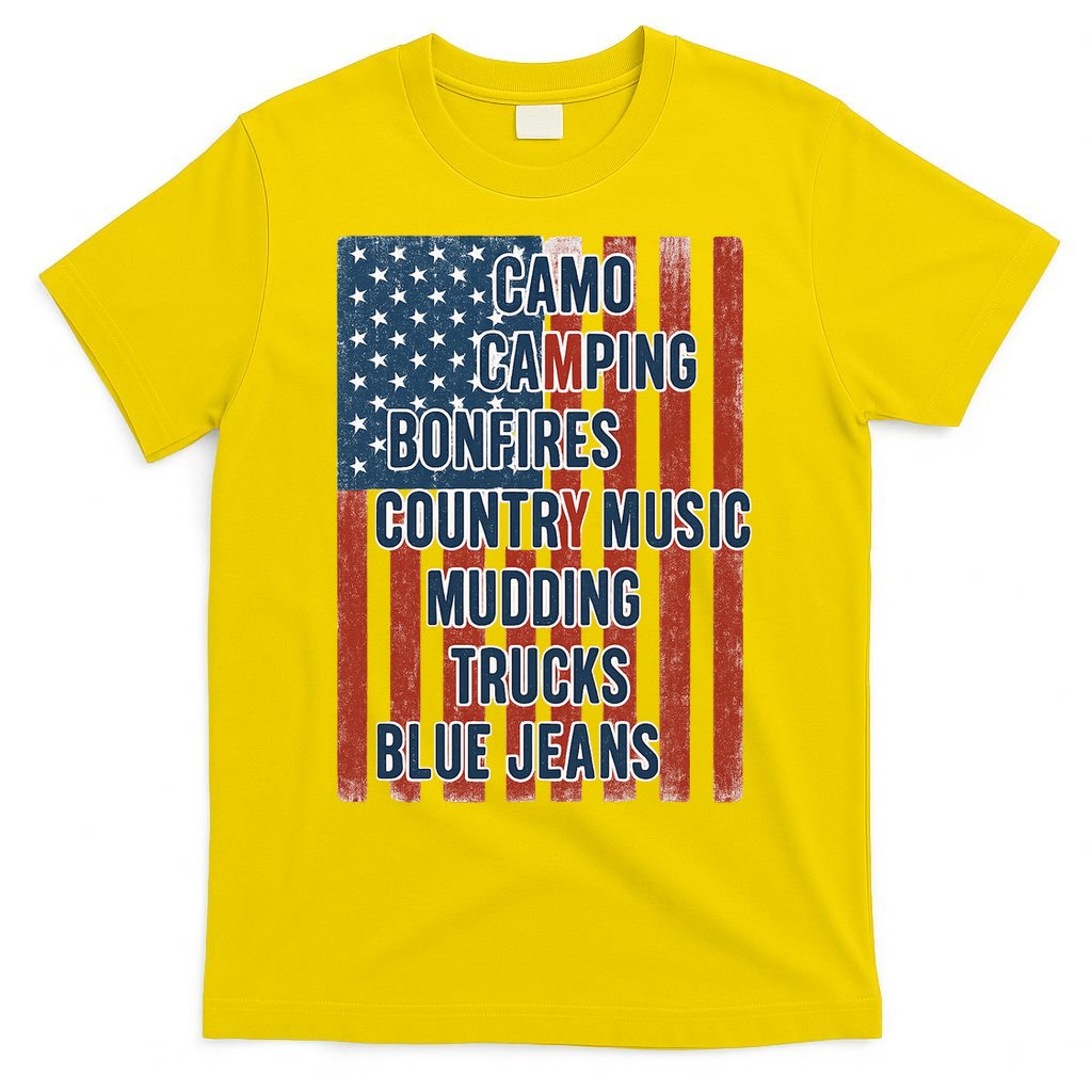 American Life Patriotic USA Flag Camo Camping Bonfires product image 2