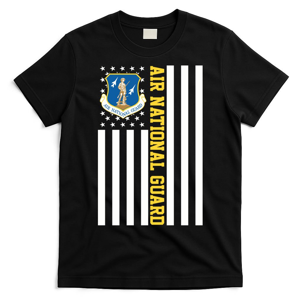 Air National Guard American Flag Gift T-Shirt product image 4