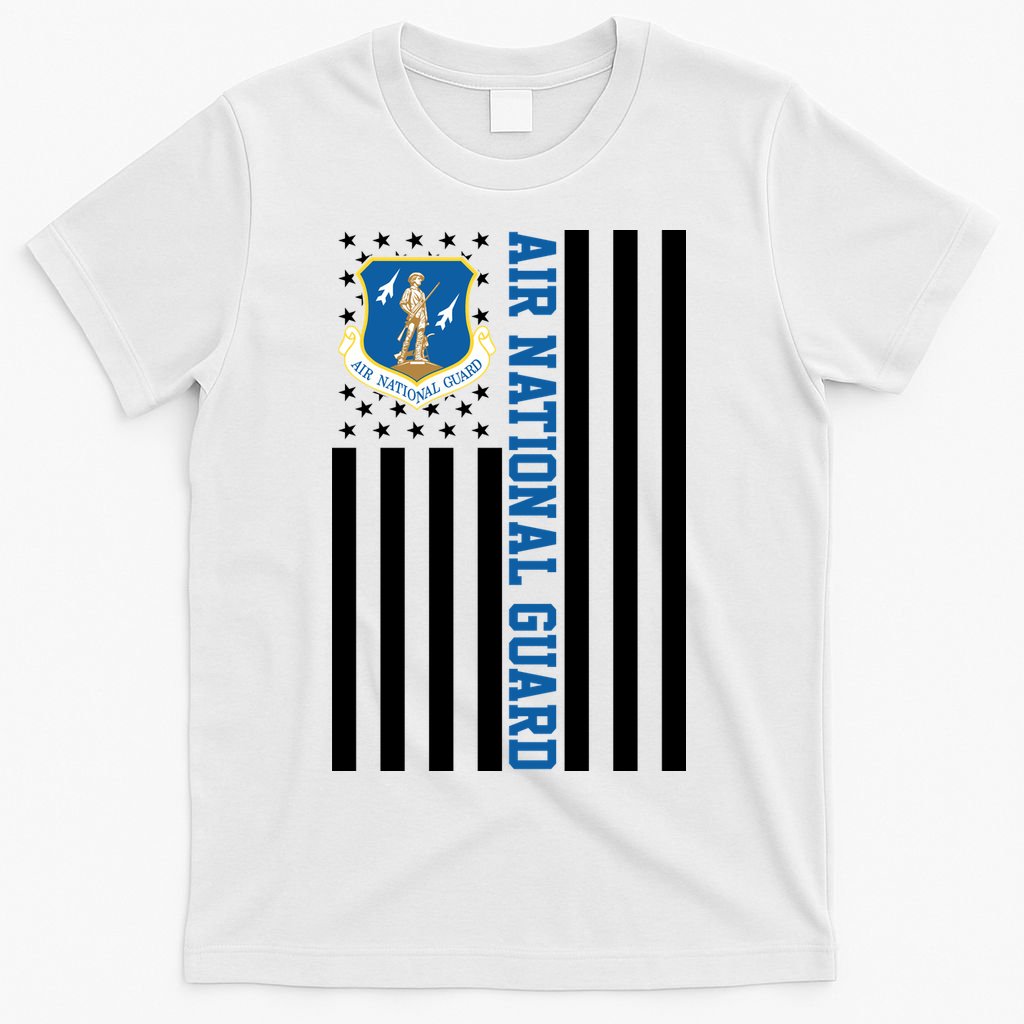 Air National Guard American Flag Gift T-Shirt product image 6