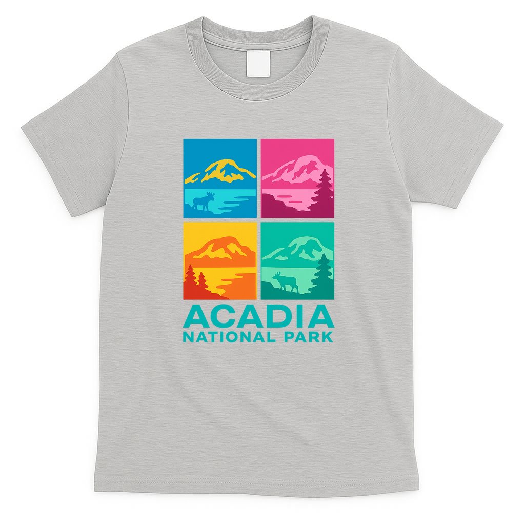 Acadia National Park Warhol Style T-Shirt product image 5