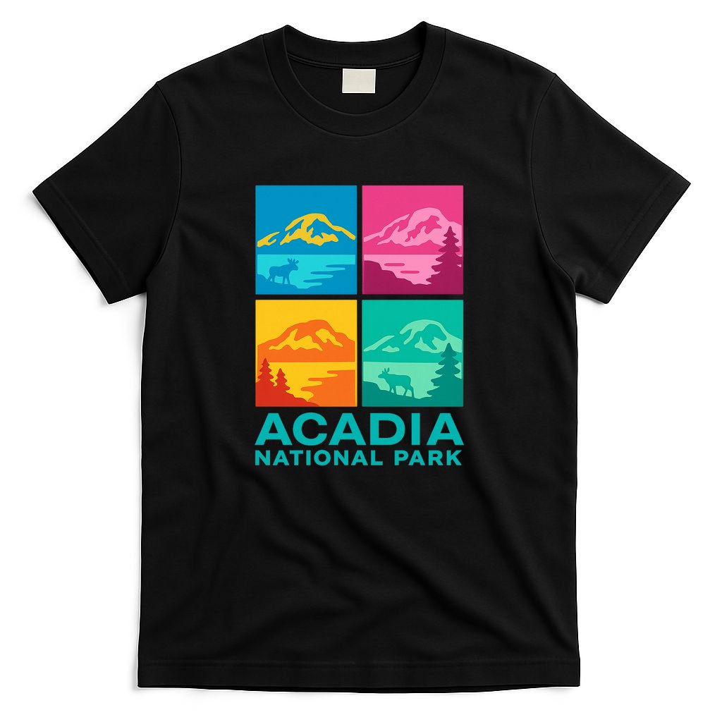 Acadia National Park Warhol Style T-Shirt product image 4