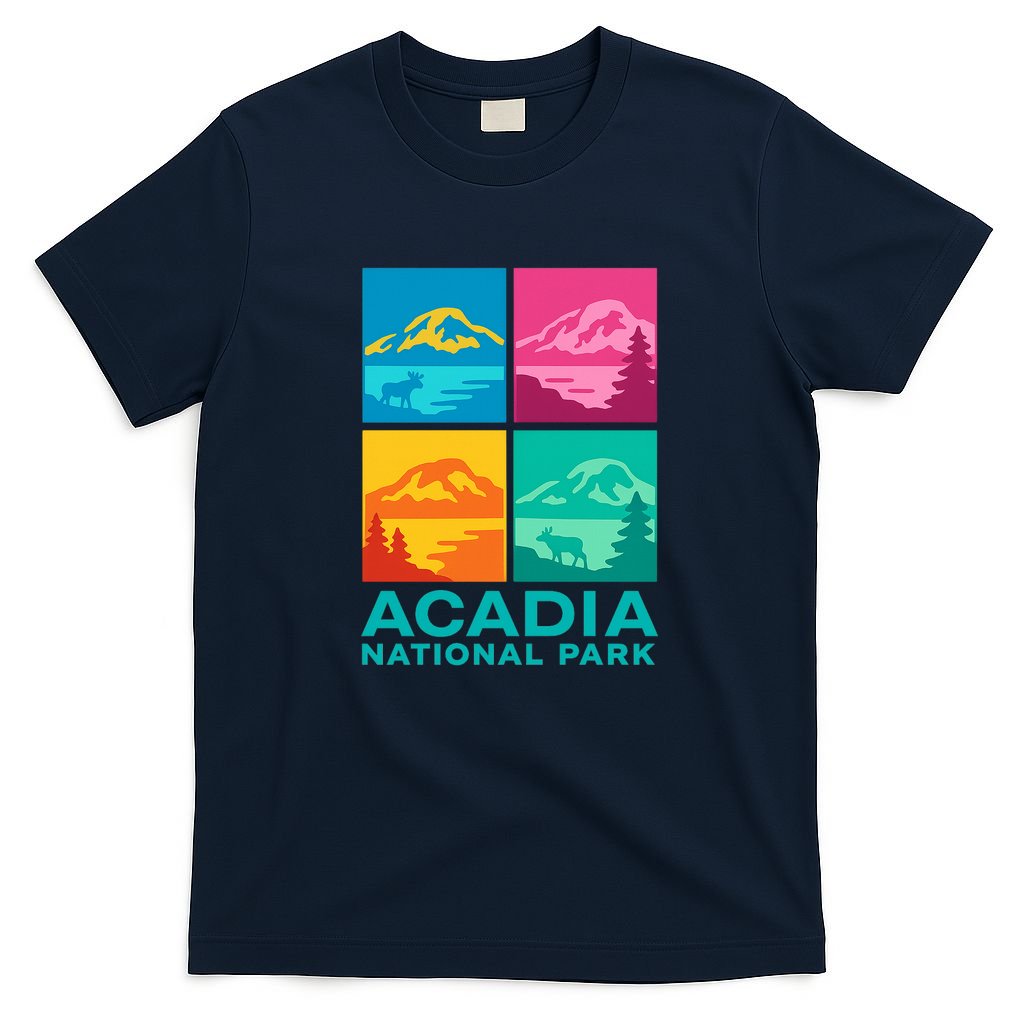 Acadia National Park Warhol Style T-Shirt product image 1