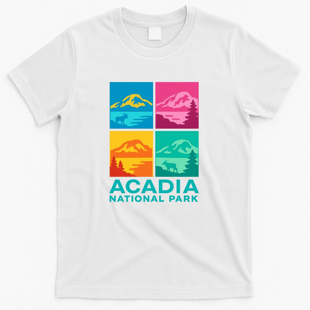 Acadia National Park Warhol Style T-Shirt product image 6