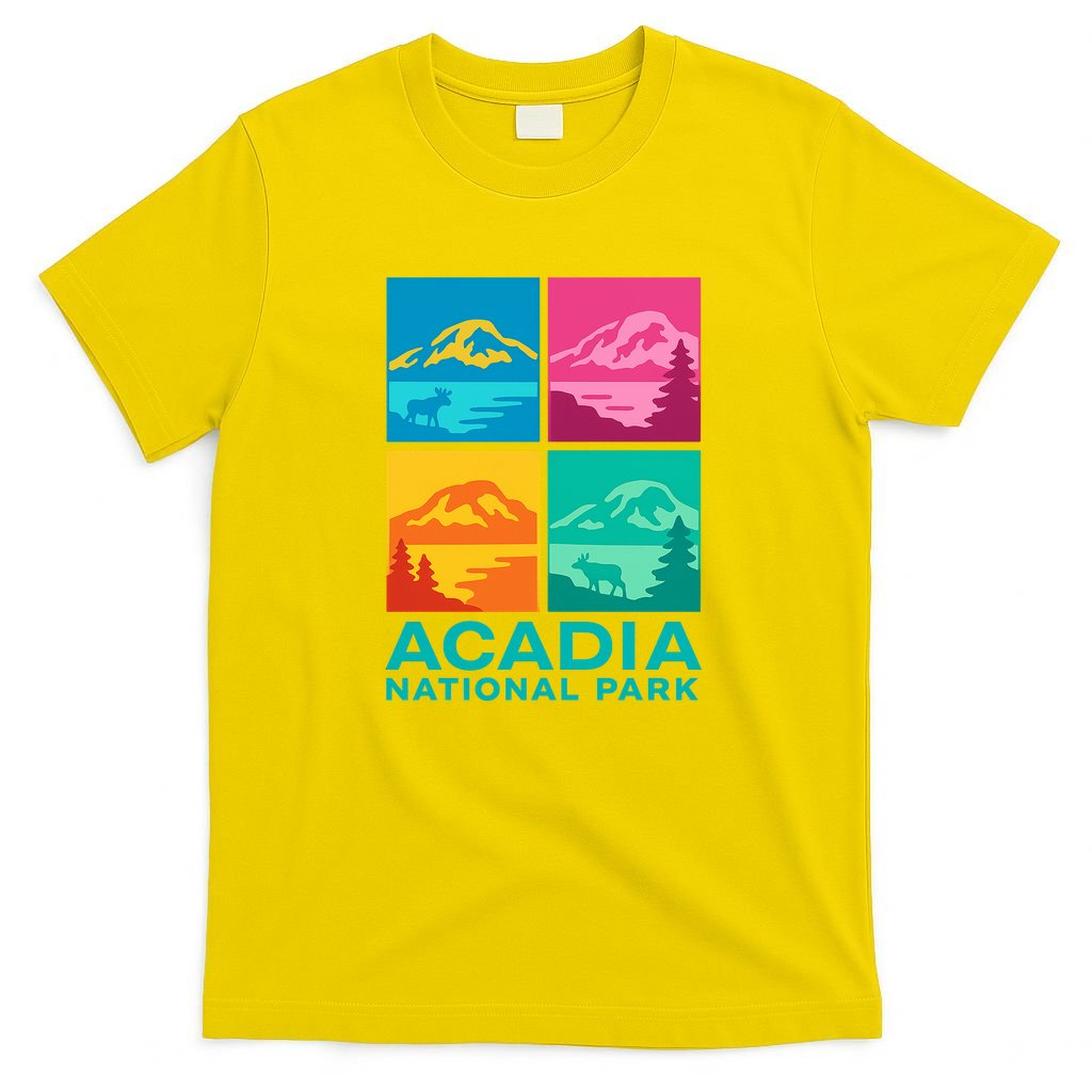 Acadia National Park Warhol Style T-Shirt product image 2