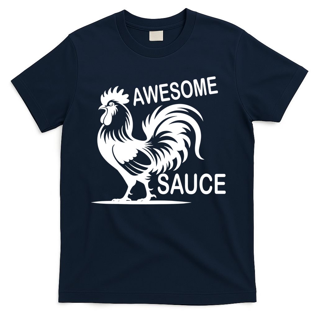 Awesome Sauce With Picture Of Rooster T-Shirt product image 1