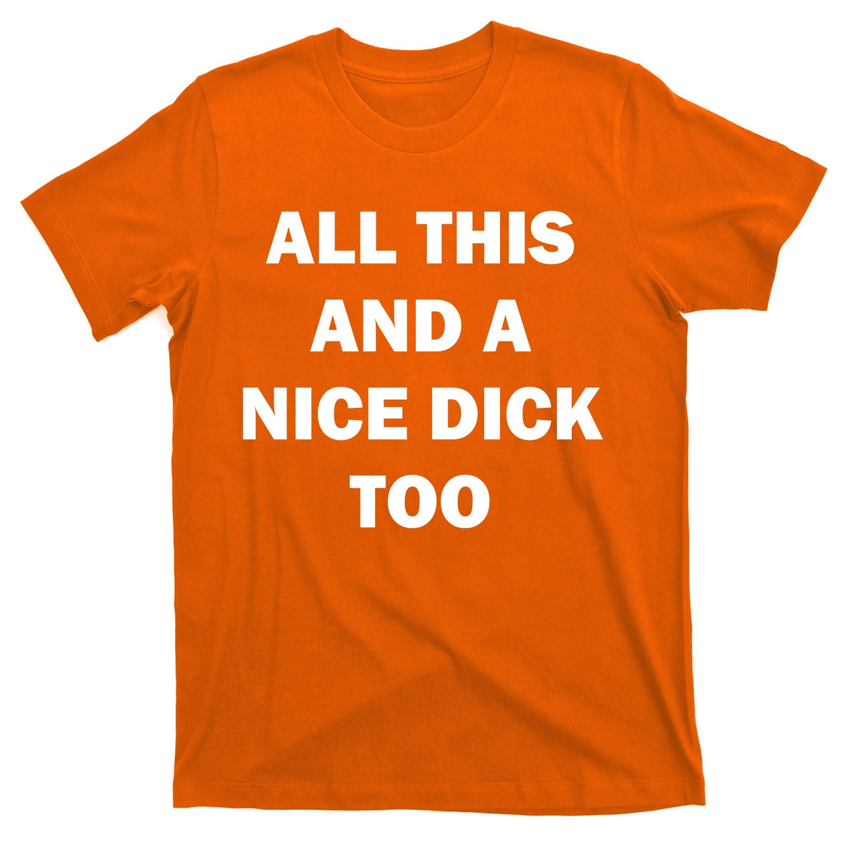 All This And A Nice Dick Too Offensive Adult Humor T-Shirt product image 5
